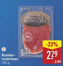 ALDI Runderrookvlees aanbieding