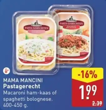 ALDI Mama mancini pastagerecht aanbieding