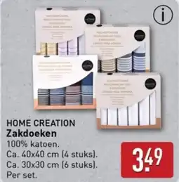 ALDI Home creation zakdoeken aanbieding