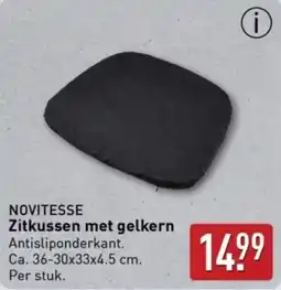 ALDI Novitesse Zitkussen met gelkern aanbieding