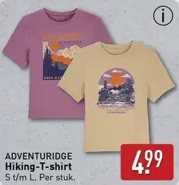 ALDI Adventuridge hiking t shirt aanbieding