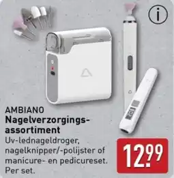 ALDI Ambiano nagelverzorgings assortiment aanbieding