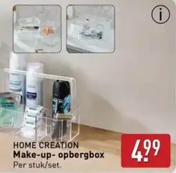 ALDI Home creation make up opbergbox aanbieding