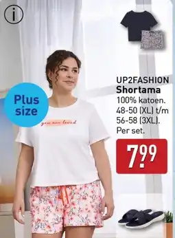 ALDI UP2FASHION Shortama aanbieding