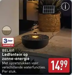 ALDI Belavi ledfontein op zonne energie aanbieding