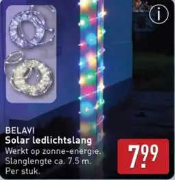 ALDI Belavi solar ledlichtslang aanbieding