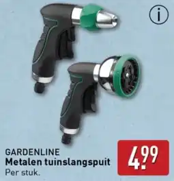 ALDI Gardenline metalen tuinslangspuit aanbieding