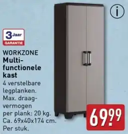 ALDI Workzone multi-functionele kast aanbieding