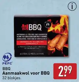 ALDI Aanmaakwol voor BBQ aanbieding