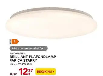 Praxis Brilliant Plafondlamp Farica Starry aanbieding