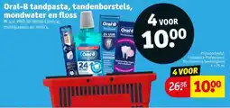 Kruidvat Oral-B tandpasta, tandenborstels, mondwater en floss aanbieding