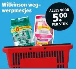 Kruidvat Wilkinson Wegwerpmesjes aanbieding