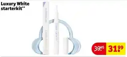 Kruidvat Luxury White starterkit aanbieding