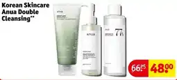 Kruidvat Korean Skincare Anua Double Cleansing aanbieding