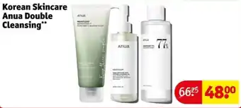Kruidvat Korean Skincare Anua Double Cleansing aanbieding
