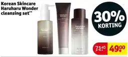 Kruidvat Korean Skincare Haruharu Wonder cleansing set aanbieding