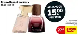 Kruidvat Bruno Banani en Mexx aanbieding
