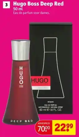 Kruidvat Hugo Boss Deep Red aanbieding