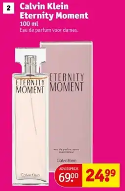 Kruidvat Calvin Klein Eternity Moment aanbieding
