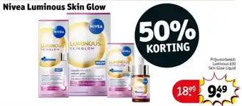 Kruidvat Nivea Luminous Skin Glow aanbieding