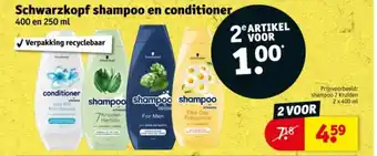Kruidvat Schwarzkopf shampoo en conditioner aanbieding