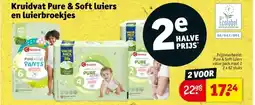 Kruidvat Kruidvat Pure & Soft luiers en luierbroekjes aanbieding