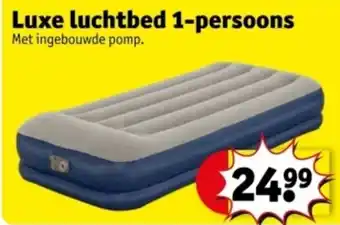 Kruidvat Luxe luchtbed 1-persoons aanbieding