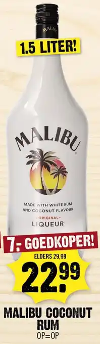 Dirk Malibu coconut rum aanbieding
