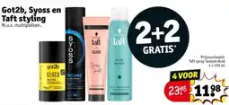 Kruidvat Got2b, Syoss en Taft styling aanbieding