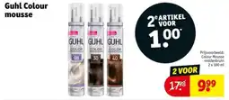 Kruidvat Guhl Colour mousse aanbieding