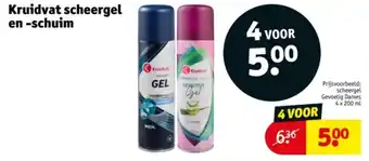 Kruidvat Kruidvat scheergel en -schuim aanbieding