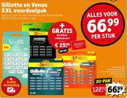 Kruidvat Gillette en Venus XXL voordeelpak aanbieding