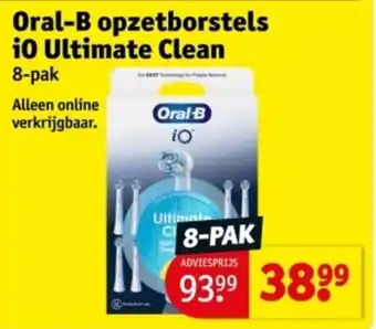 Kruidvat Oral-B opzetborstels i0 Ultimate Clean aanbieding