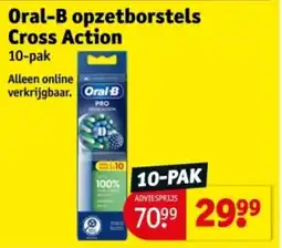 Kruidvat Oral-B opzetborstels Cross Action aanbieding