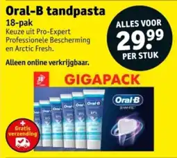 Kruidvat Oral-B tandpasta aanbieding