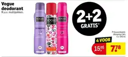 Kruidvat Vogue deodorant aanbieding