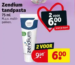 Kruidvat Zendium tandpasta aanbieding