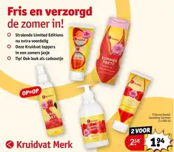 Kruidvat Fris en verzorgd de zomer in! aanbieding