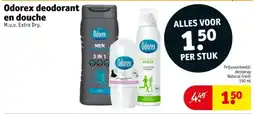 Kruidvat Odorex deodorant en douche aanbieding
