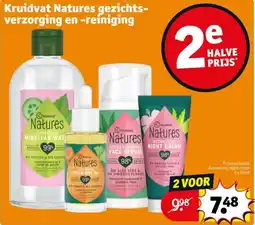 Kruidvat Kruidvat Natures gezichtsverzorging en reiniginRESTORING OVERNIGHT OIL aanbieding
