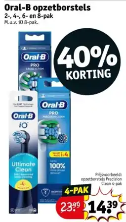 Kruidvat Oral-B opzetborstels aanbieding