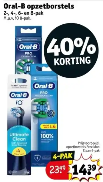Kruidvat Oral-B opzetborstels aanbieding
