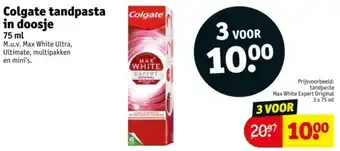 Kruidvat Colgate tandpasta in doosje aanbieding