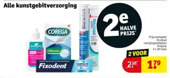 Kruidvat Alle kunstgebitverzorging aanbieding