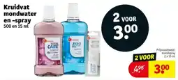 Kruidvat Kruidvat mondwater en spray aanbieding