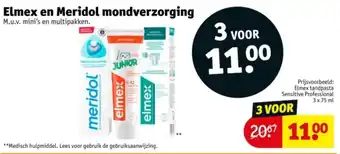 Kruidvat Elmex en Meridol mondverzorging aanbieding