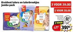 Kruidvat Kruidvat luiers en luierbroekjes jumbo pack aanbieding