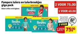 Kruidvat Pampers luiers en luierbroekjes giga pack aanbieding