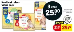 Kruidvat Kruidvat luiers value pack aanbieding