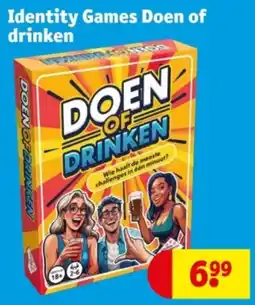 Kruidvat Identity Games Doen of drinken aanbieding